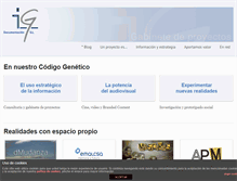 Tablet Screenshot of informaciongalicia.net